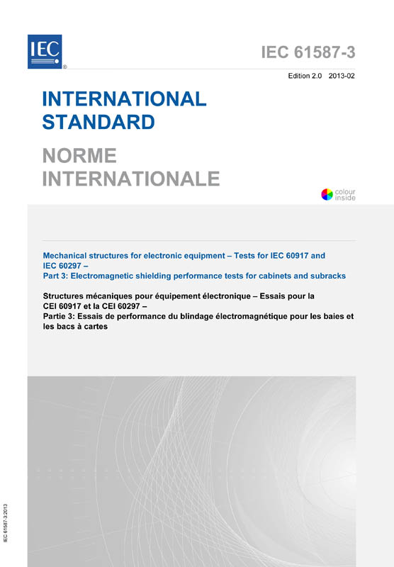 Cover IEC 61587-3:2013